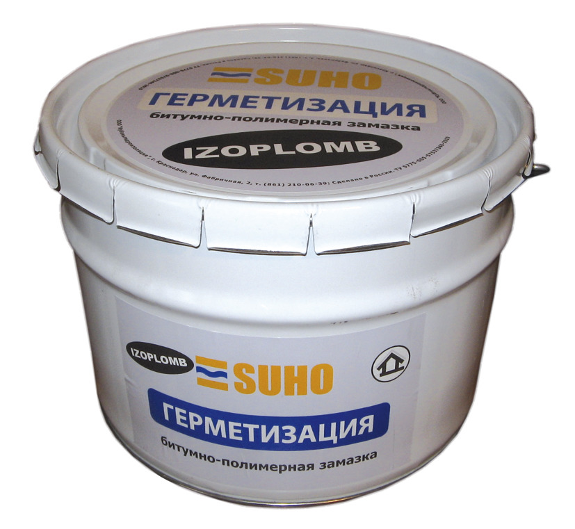 Битумно-полимерная герметизирующая мастика IZOPLOMB