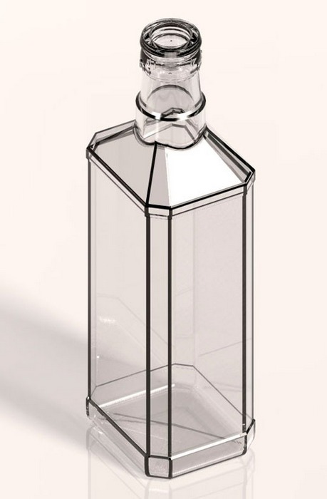 Эксклюзивные стеклянные бутылки КПМ-30-500-Мam_Shtof