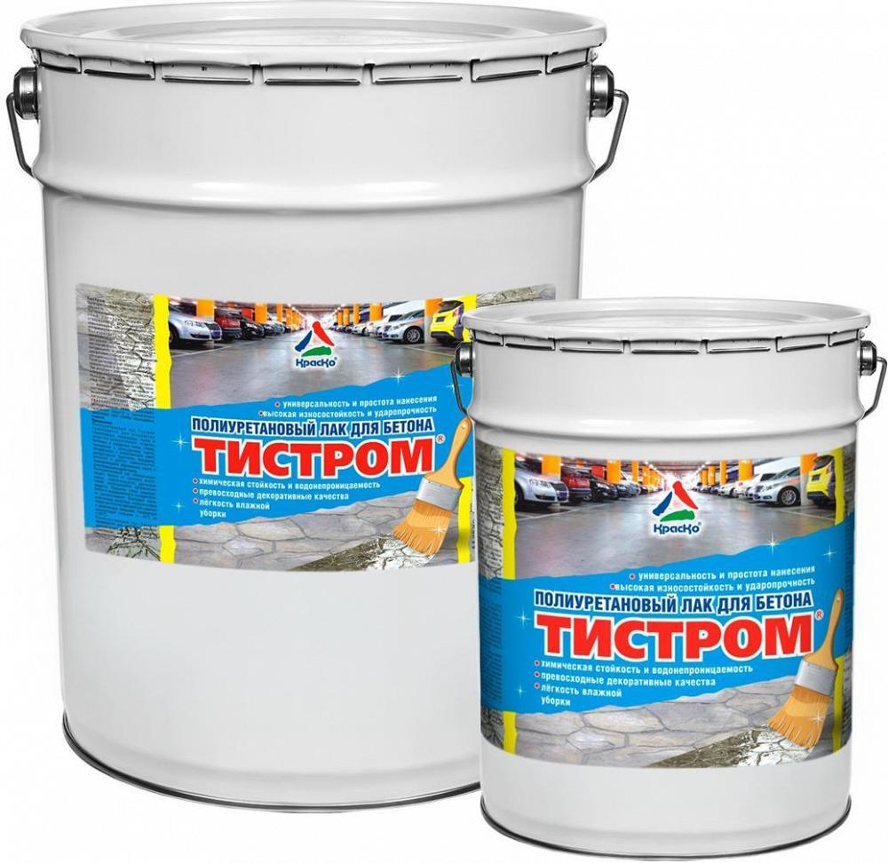 Тистром - полиуретановый лак для защиты бетона