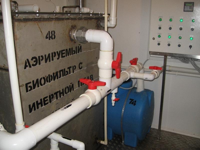Блочно-модульная установка очистки бытовых сточных вод БМОС
