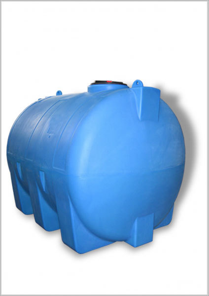 Емкость пластиковая цилиндрическая горизонтальная на 5000 литров (МН5000ФК2)