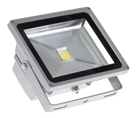 Светодиодный светильник Jazzway PFL- 10W/CW/GR 6500-700К, IP65, серый