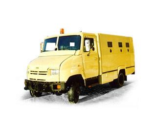 ДИСА-29551  пециальный бронированный автомобиль для перевозки ценностей на шасси автомобиля ЗИЛ-5301 В2 и его модификаций