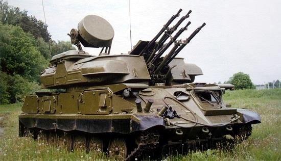 ЗСУ-23-4. Зенитная самоходная установка 