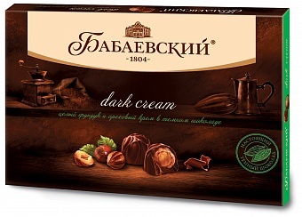 Конфеты в коробке Бабаевский Целый фундук и ореховый крем 200 г.