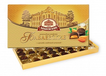 Конфеты в коробке Бабаевский с орехово-сливочной начинкой 300 г.