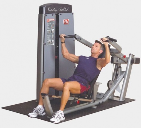 Профессиональный тренажер для тренировки мышц плеч и рук Body Solid DPRS_SF