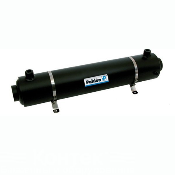 Теплообменник для бассейна Pahlen 13 кВт (колба с хомутами и фиксатором) (HF 13)