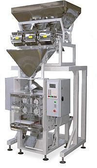 Весовой упаковочный автомат  для фасовки крупнокусковых продуктов с повышенной точностью МДУ-НОТИС-01М-440/520*-2К-3МП