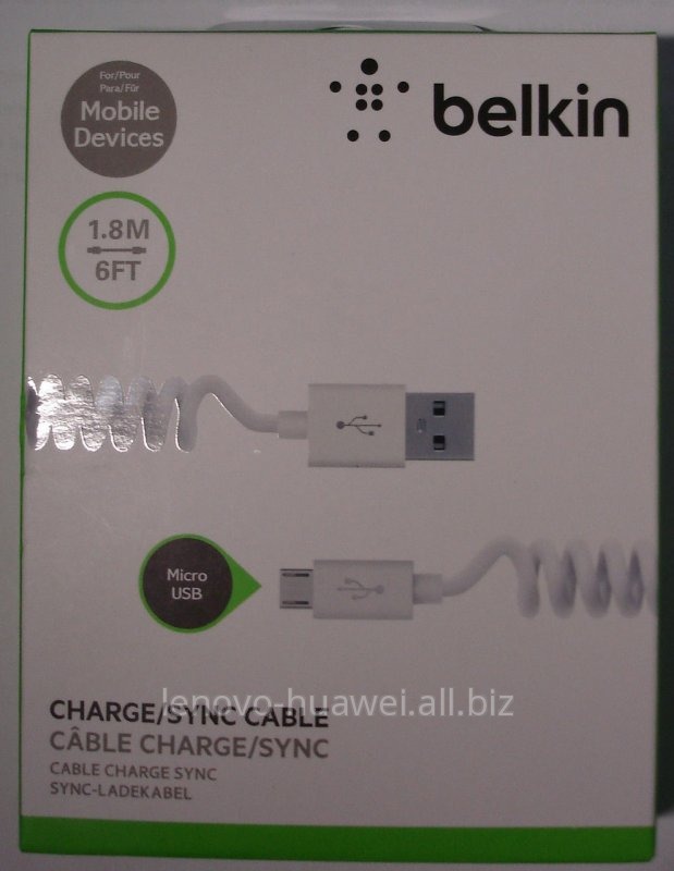 Кабель Belkin MIXIT 1.8 m  micro USB  Белый