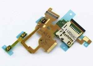 Шлейф Sony LT28 XPERIA Ion с кнопкой включения и коннектором карты памяти Оригинал