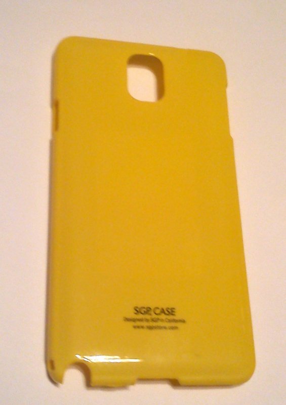 Чехол бампер SGP для Samsung Note 3 Желтый