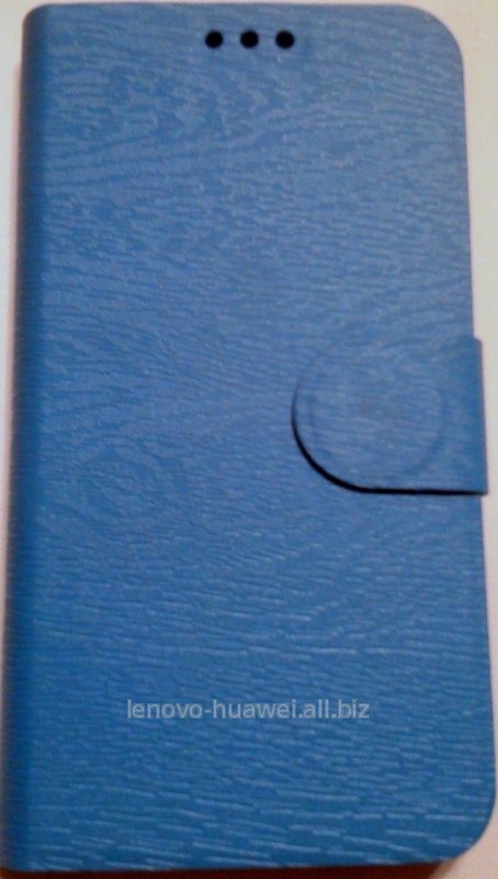 Чехол книжка для Huawei Y500 Голубой