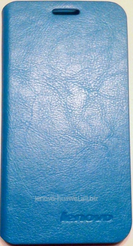 Чехол-книжка  для Lenovo A606 Голубой оригинальный