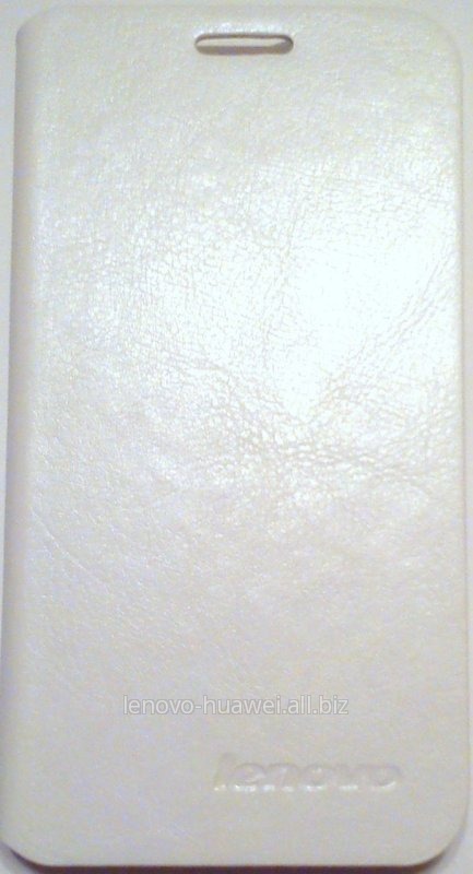 Чехол-книжка  для Lenovo A606 Белый оригинальный