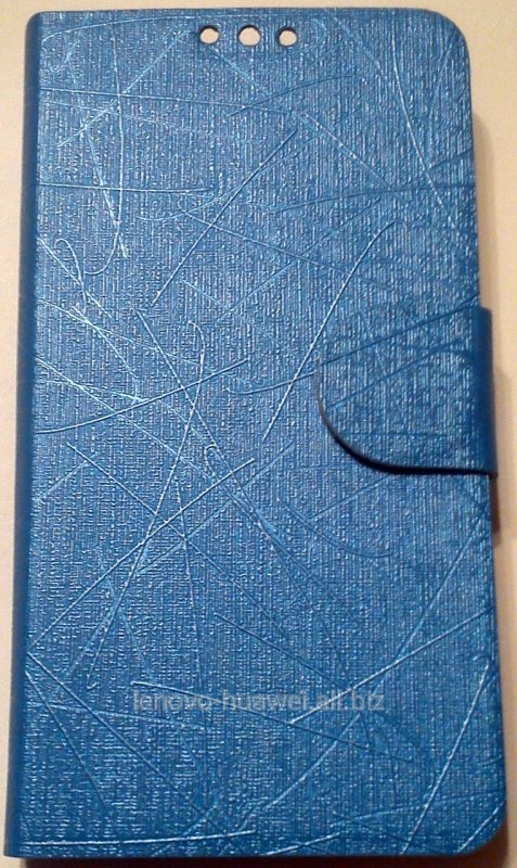 Чехол книжка для Lenovo A66 Голубой