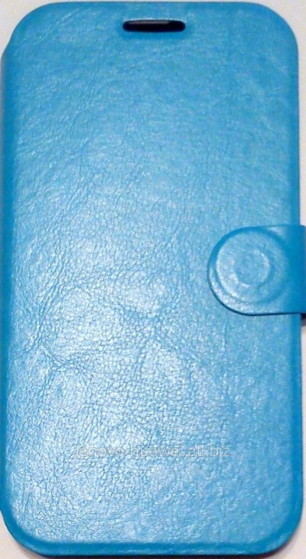 Чехол-книжка для Lenovo A850 Голубой