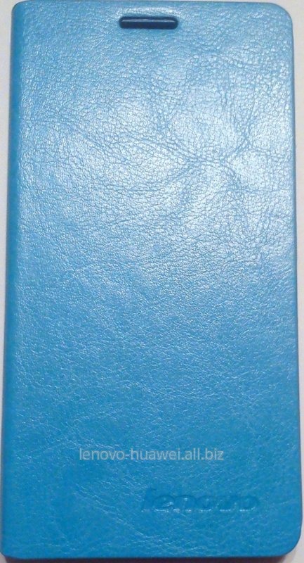 Чехол-книжка  для Lenovo S810 Голубой оригинальный