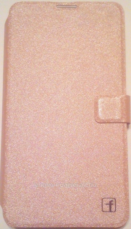 Чехол-книжка  Flower для Lenovo S930 Персиковый
