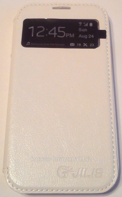 Чехол книжка Jilis для Samsung i9500 Белый