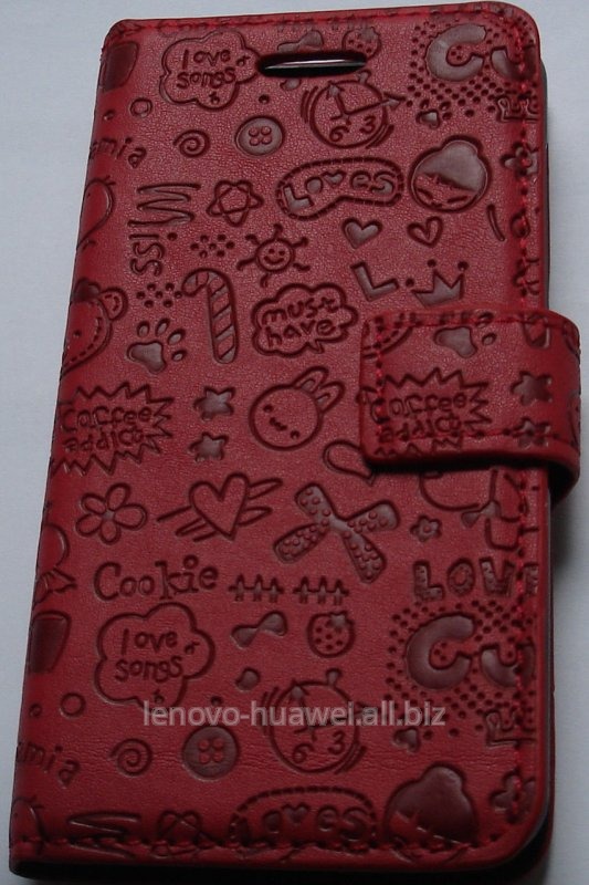 Чехол-книжка NAIT для Huawei Y320 красный