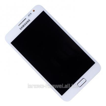 Дисплей Samsung Galaxy Note i9220 с белым с тачскрином и корпусной рамкой