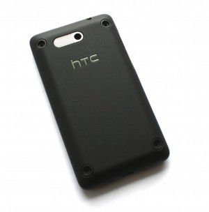 Корпус HTC T5555 HD Mini , black orig передняя+задняя панель