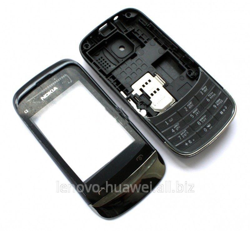 Корпус Nokia C2-06 black high copy полный комплект+кнопки