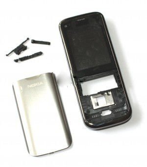 Корпус Nokia C5-00 gray high copy полный комплект