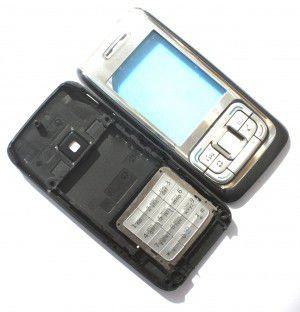 Корпус Nokia E65 black high copy полный комплект+кнопки