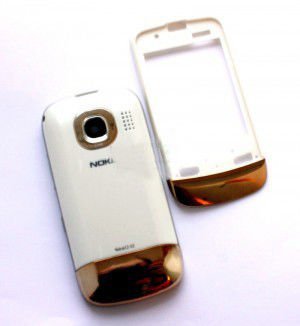 Корпус Nokia C2-02 white high copy полный комплект