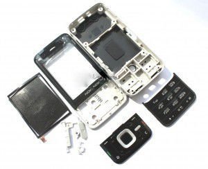 Корпус Nokia N81 black high copy полный комплект+кнопки