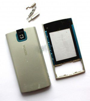Корпус Nokia X3-00 silver high copy полный комплект