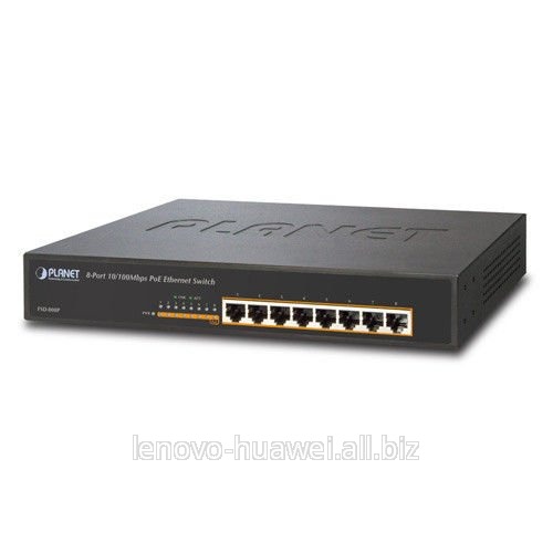 Неуправляемый коммутатор PoE Planet FSD-808P (8-Port 10/100Mbps PoE) Неуправляемый коммутатор PoE Planet FSD-808P (8-Port 10/100Mbps PoE)