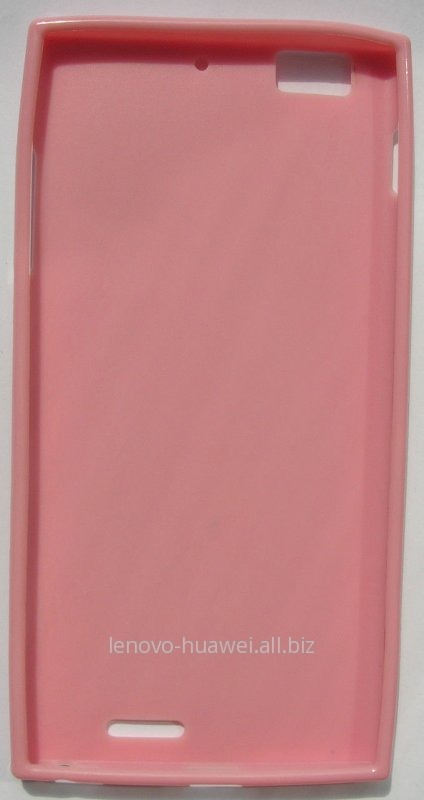 Силиконовый чехол-накладка (Pink) для Lenovo K900