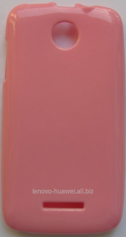 Силиконовый чехол-накладка (Pink) для Lenovo A390