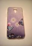 Чехол-бампер"Бабочки"для Samsung S4/9500