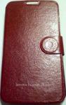 Чехол книжка для Huawei G718 Brown