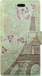 Чехол-книжка для Huawei P6 "Eiffel rose"