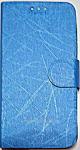 Чехол-книжка для Lenovo A396 Голубой