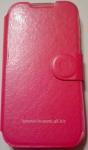 Чехол книжка для Lenovo A378Т Малиновый