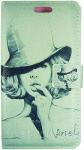 Чехол-книжка для Samsung i9500 "Girl  with hat"