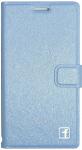 Чехол- книжка Flower для Huawei P6 Голубой