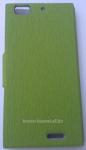 Чехол книжка Mofi для lenovo K900 Зеленый.