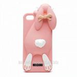 Чехол силиконовый Moschino Rabbit Pink для Samsung Note II