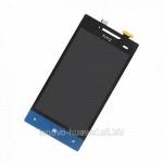 Дисплей HTC 8S с чёрно-синим тачскрином