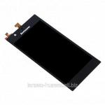 Дисплей Lenovo K900 в комплекте с черным тачскрином