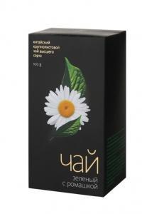 Зеленый чай с ромашкой