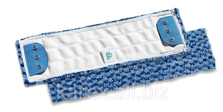 Моп Microsafe с держателями из микроволокна  40х13  голубой