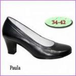 Туфли женские на каблуке Paula черн